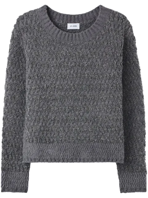 St. John textured sweater