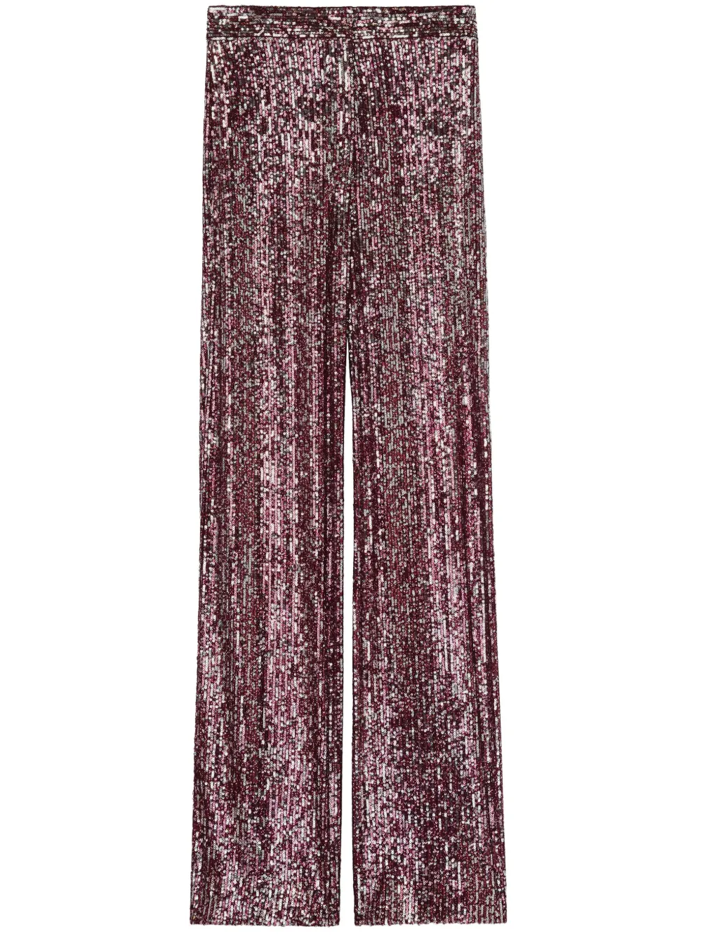 sequin-embellished trousers