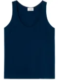 St. John silk crepe de chine tank top - Blue
