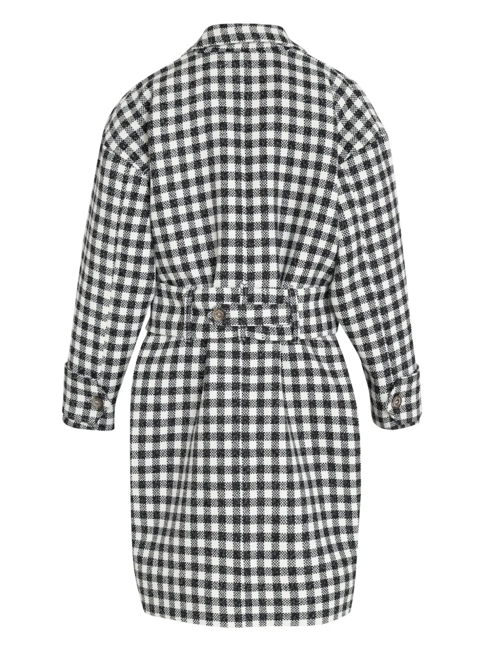 À La Garçonne Casaco xadrez com abotoamento | Casaco de abotoamento simples | Image 2