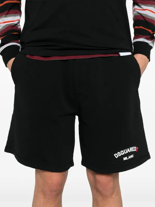 DSQUARED2 ロゴ トラックショーツ | ブラック | FARFETCH JP