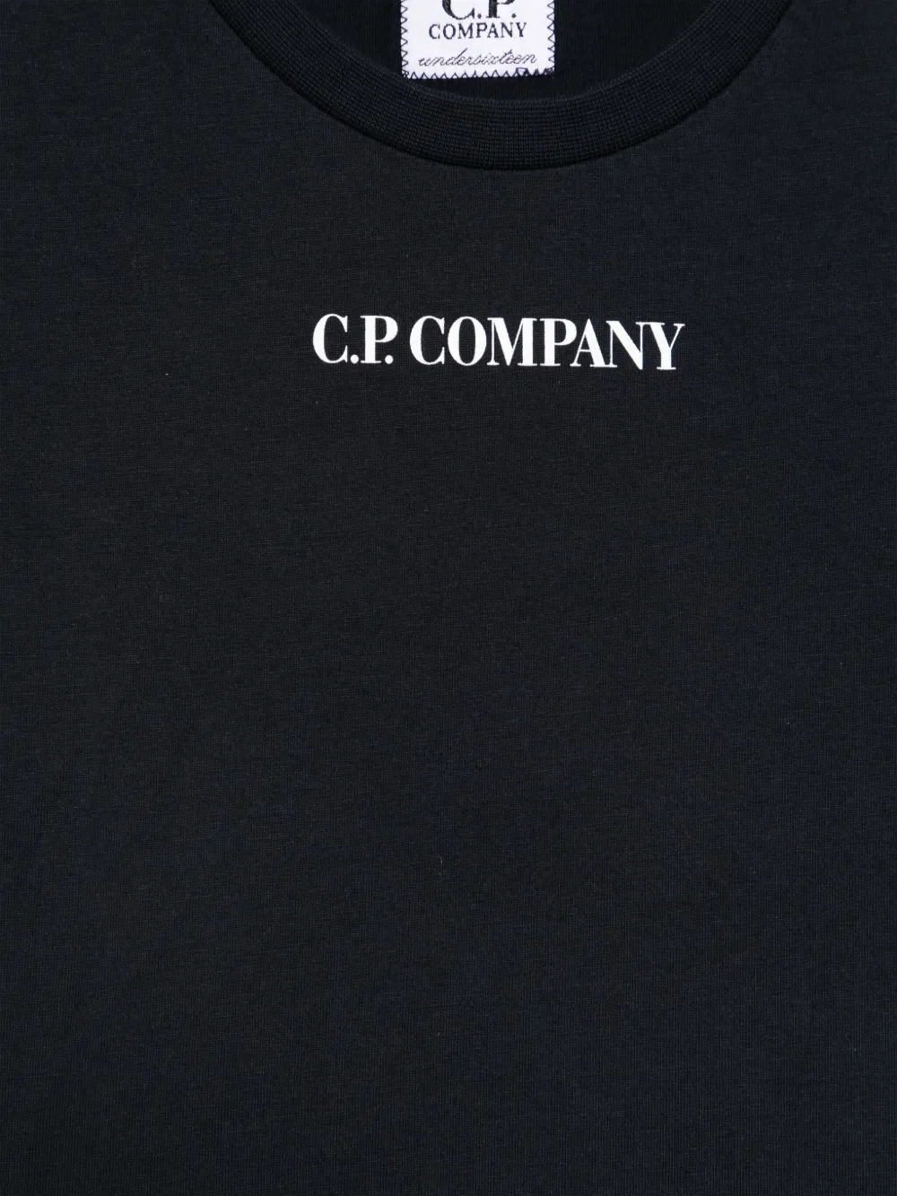 C.P. Company Kids T-shirt met logoprint Blauw