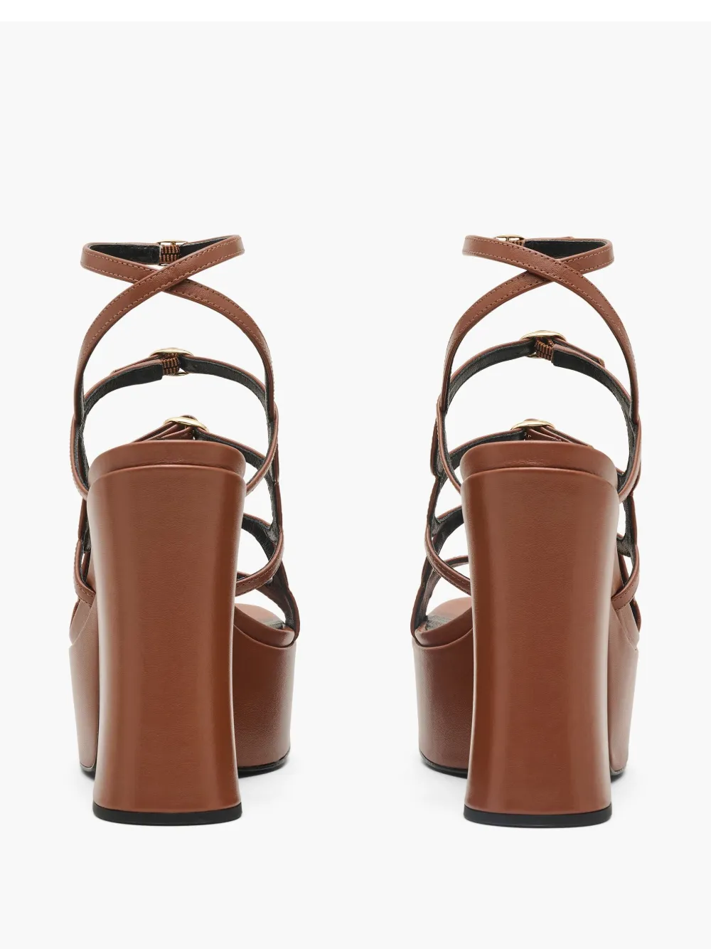 Marc Jacobs Kiki Platform Sandals In Brown