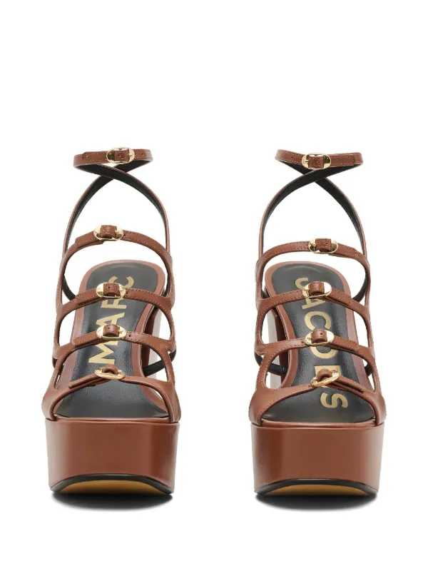 正規品 MARC JACOBS 未使用　ブラウン フラットサンダル Marc Jacobs Kiki プラットフォーム サンダル | ブラウン