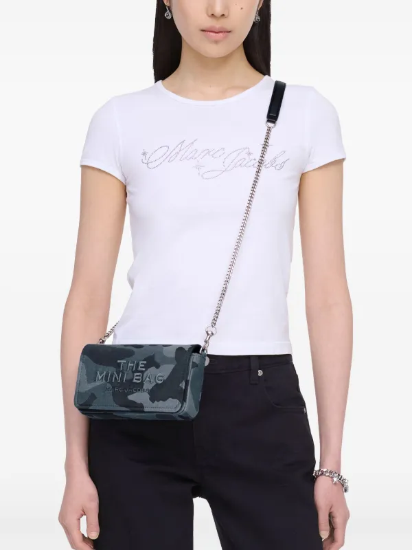 Marc Jacobs The Camo Jacquard Mini Bag | Blue | FARFETCH