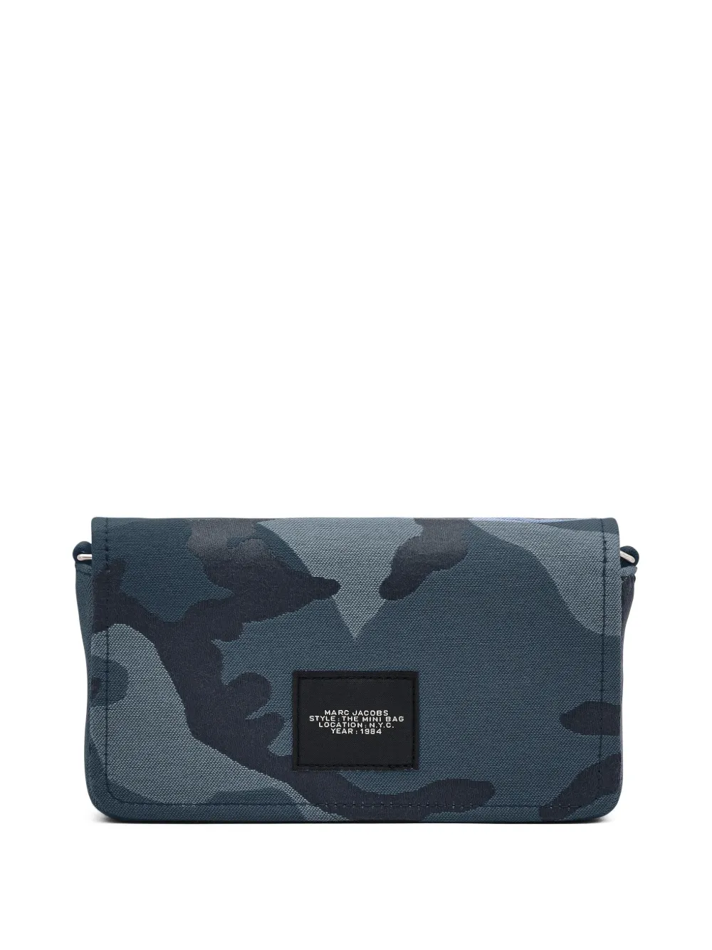 Marc Jacobs The Camo kleine tas met jacquard Blauw