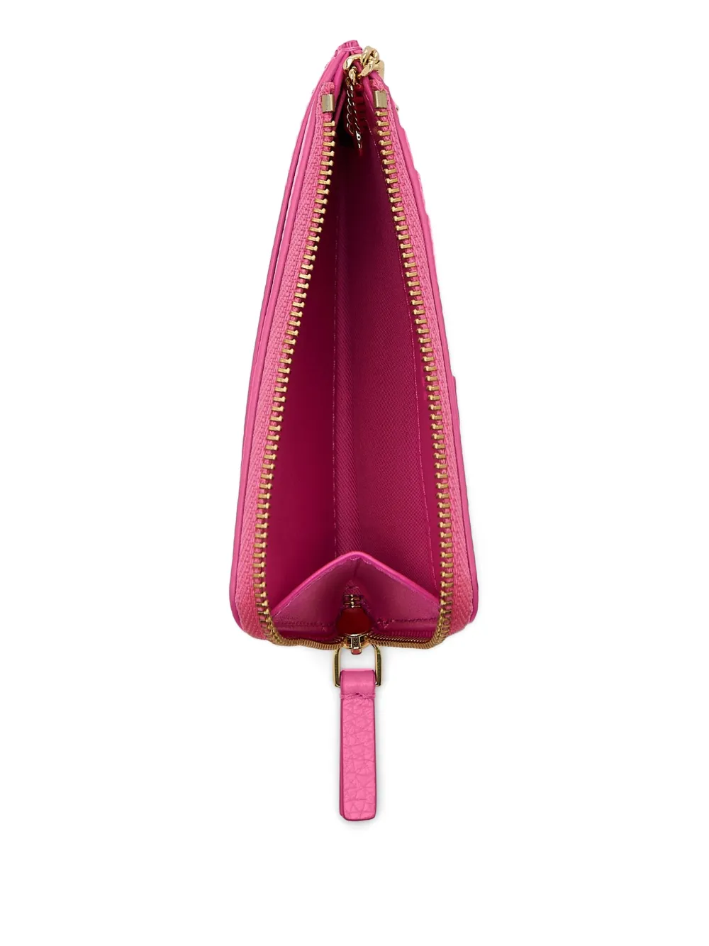 Marc Jacobs The Leather portemonnee Roze
