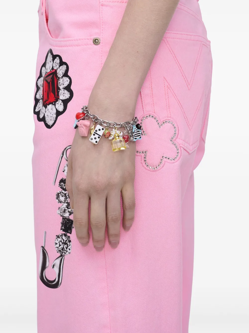 Marc Jacobs Sticker Statement bracelet - Zilver