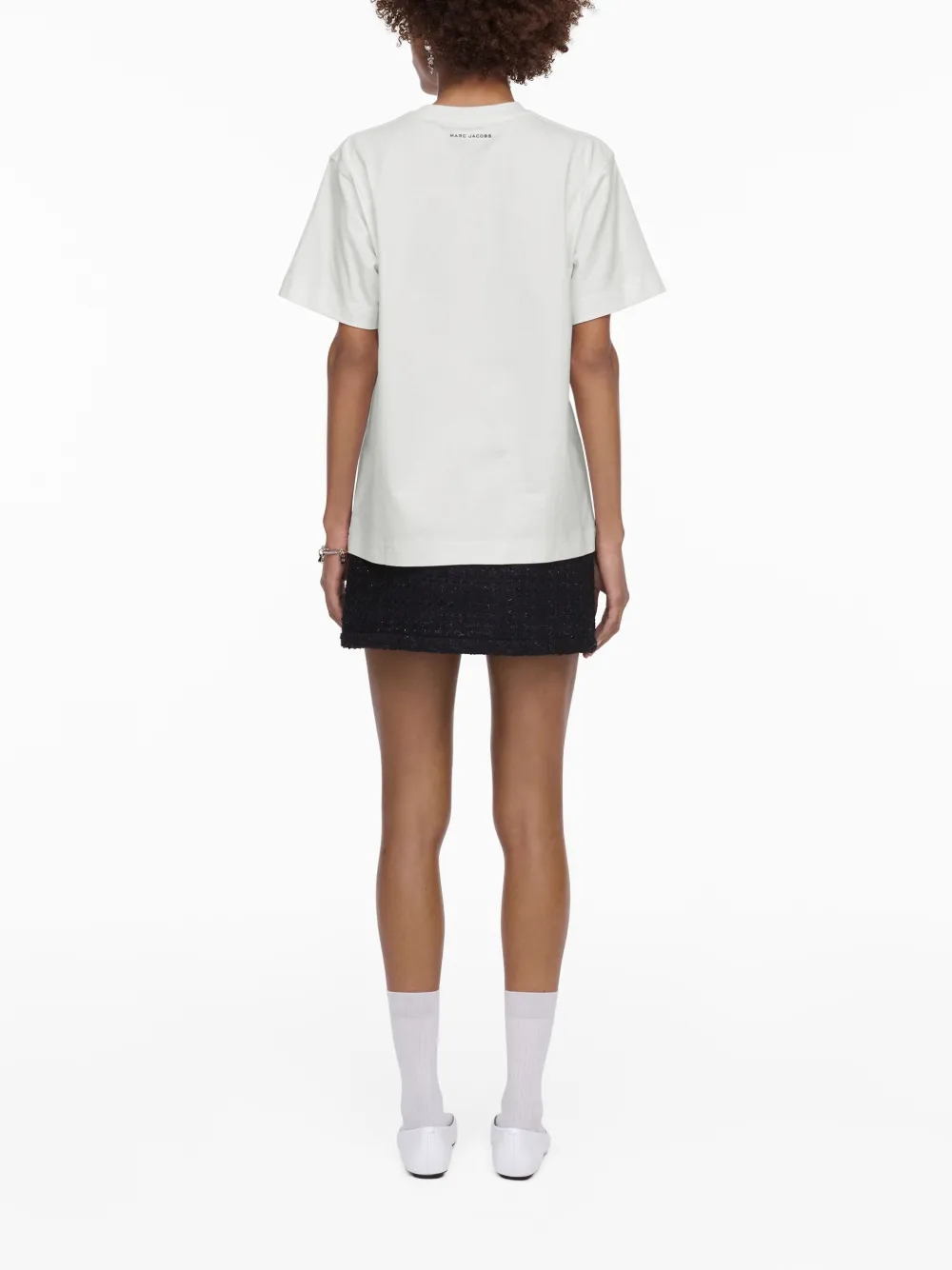 Shop Marc Jacobs Bra-jacquard T-shirt In White
