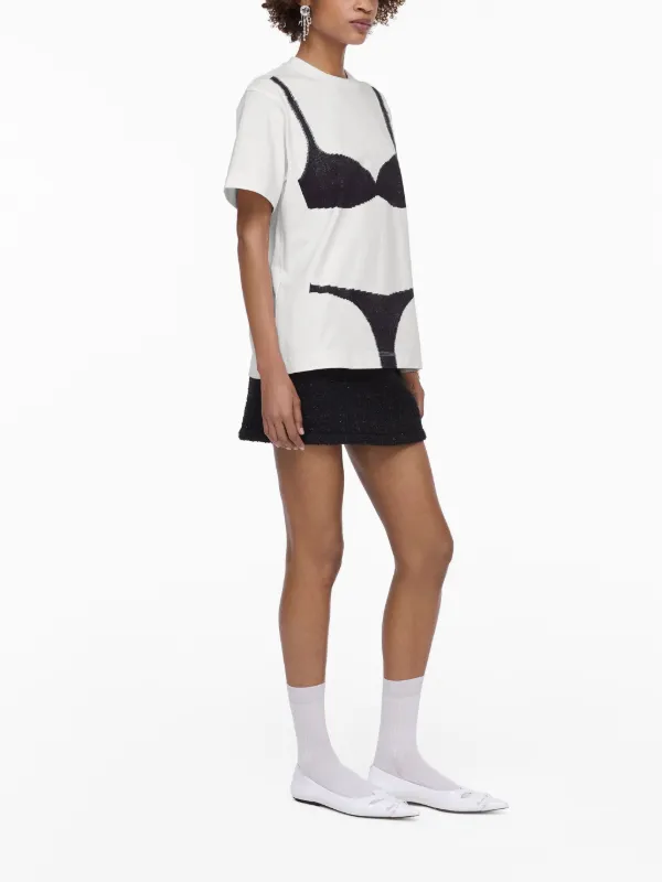【関税込み】Marc Jacobs ホワイト Bra Box Tシャツ Marc Jacobs Bra Box Tee | Shopbop