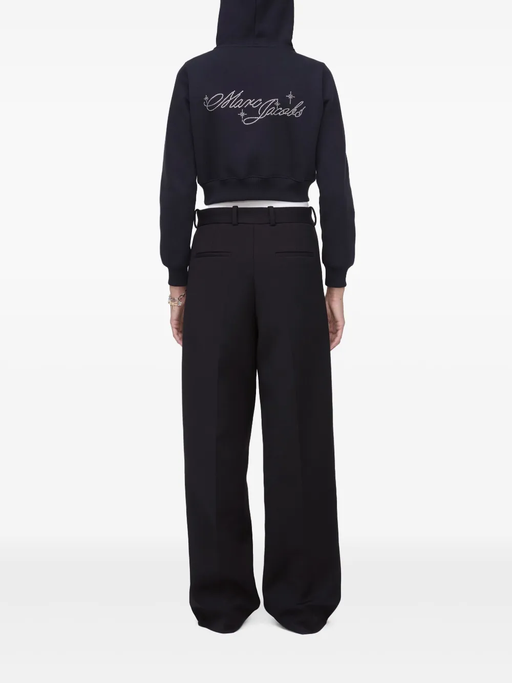 Marc Jacobs Hoodie met logo Zwart