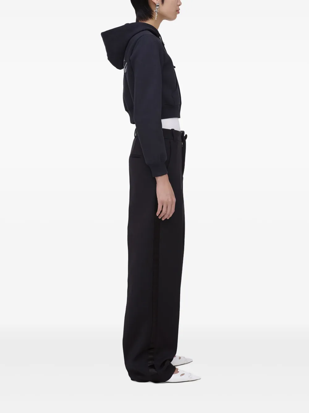 Marc Jacobs Hoodie met logo Zwart