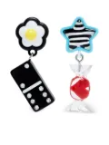 Marc Jacobs Sticker Charm earrings - Silver