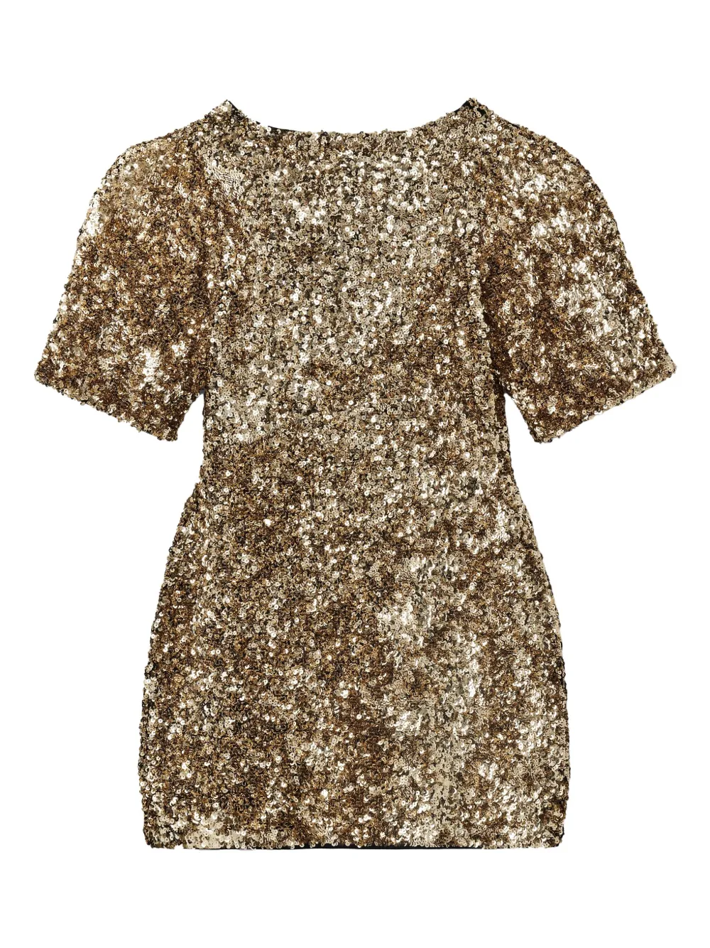 ワンピース Marc Jacobs Gold Mini Dress With Sequins Marc Jacobs sequin-embellished Mini Dress | Gold | FARFETCH