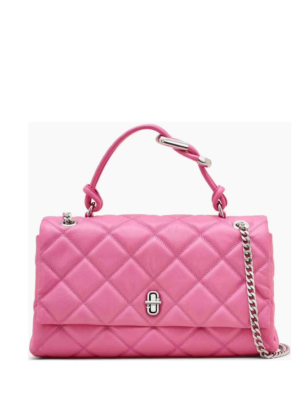Marc Jacobs Borsa a spalla The Quilted Dual Convertible - Rosa