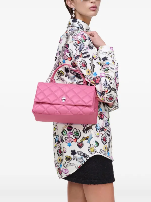 Marc Jacobs The Quilted Dual Convertible Shoulder Bag | Pink