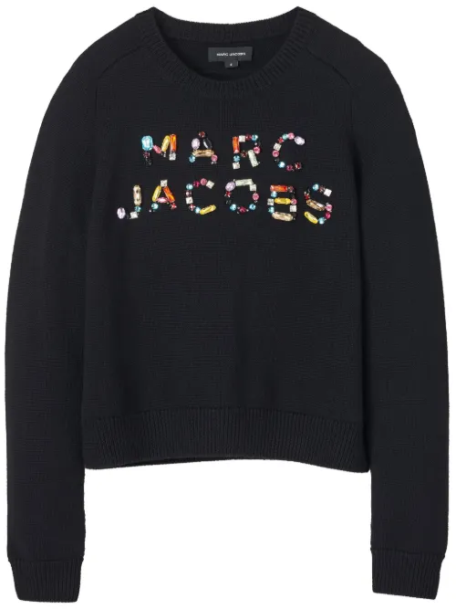 Sweat à logo strassé - Marc Jacobs - Modalova
