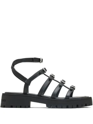 Prada プラットフォーム サンダル | ブラック | FARFETCH JP