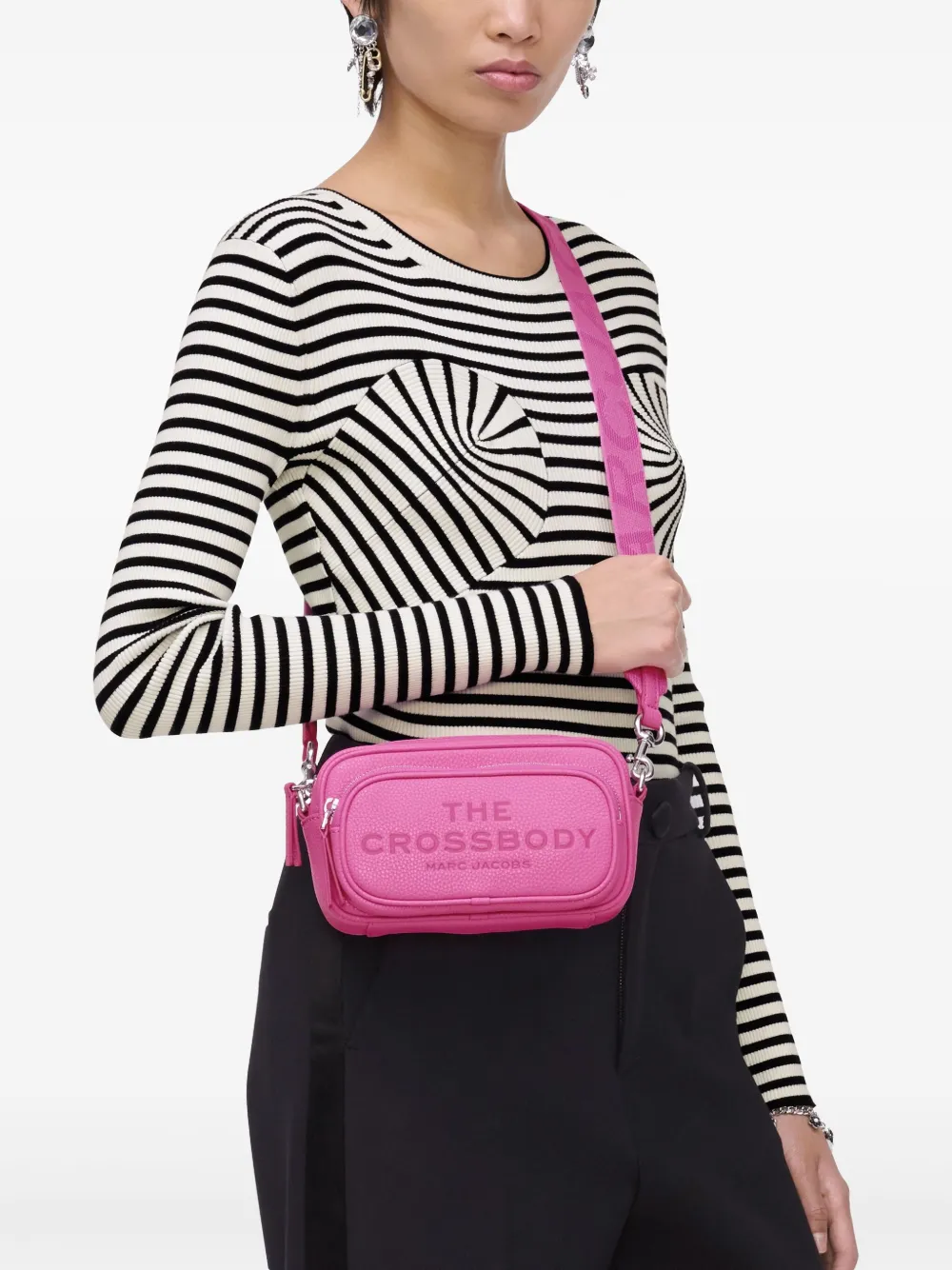 Marc Jacobs The Crossbody leren tas - Roze