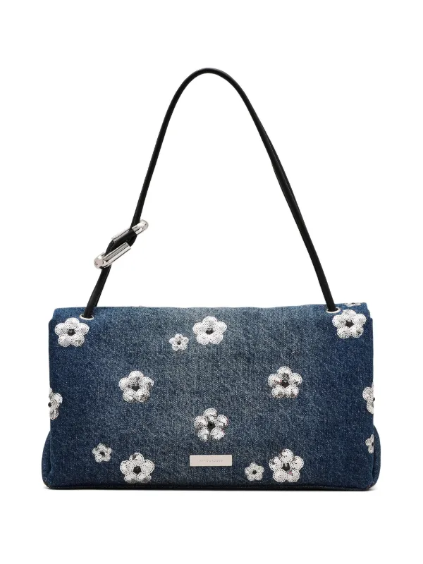 Marc Jacobs Daisy デニム ショルダーバッグ ザ シークイン デイジー デニム デュアル バッグ トップ
