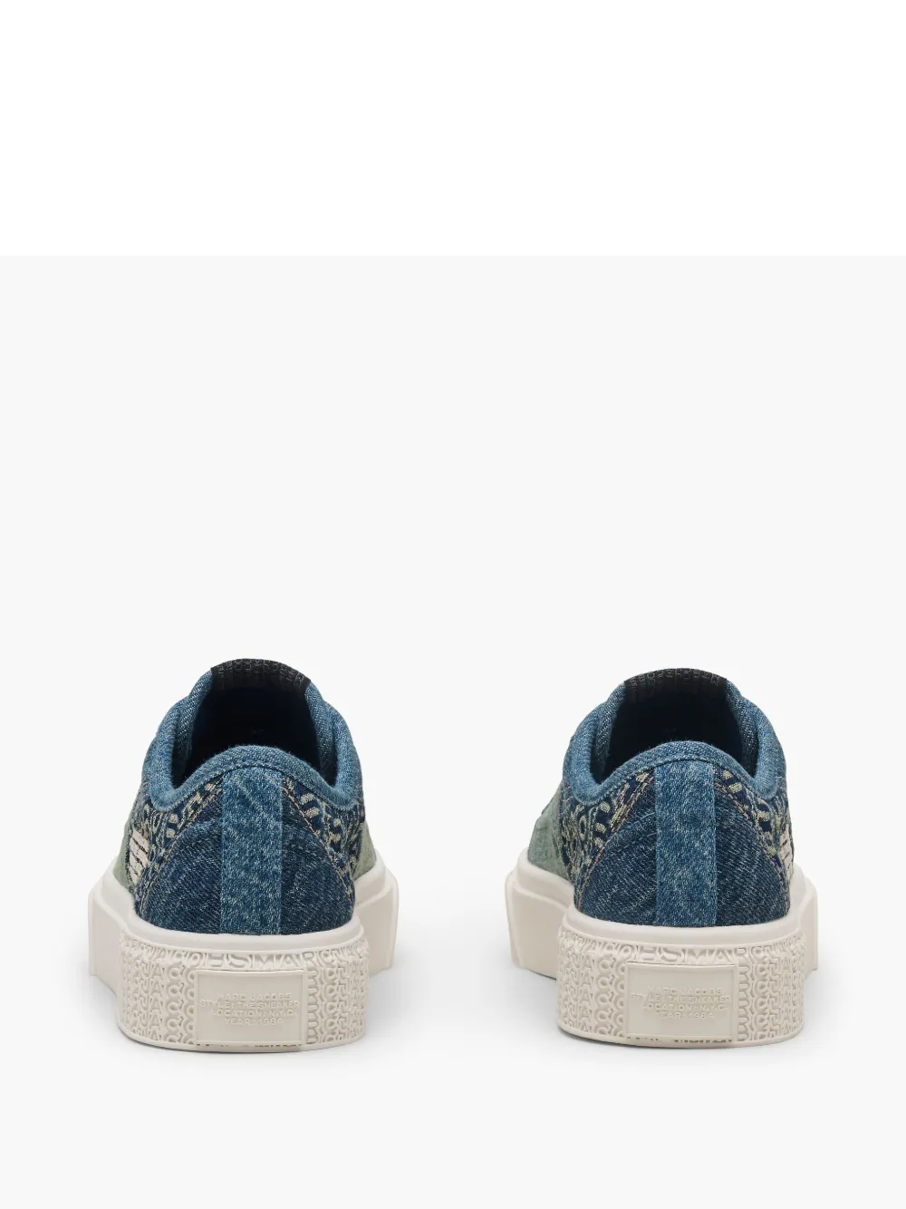 Marc Jacobs Denim Sneakers In Blue