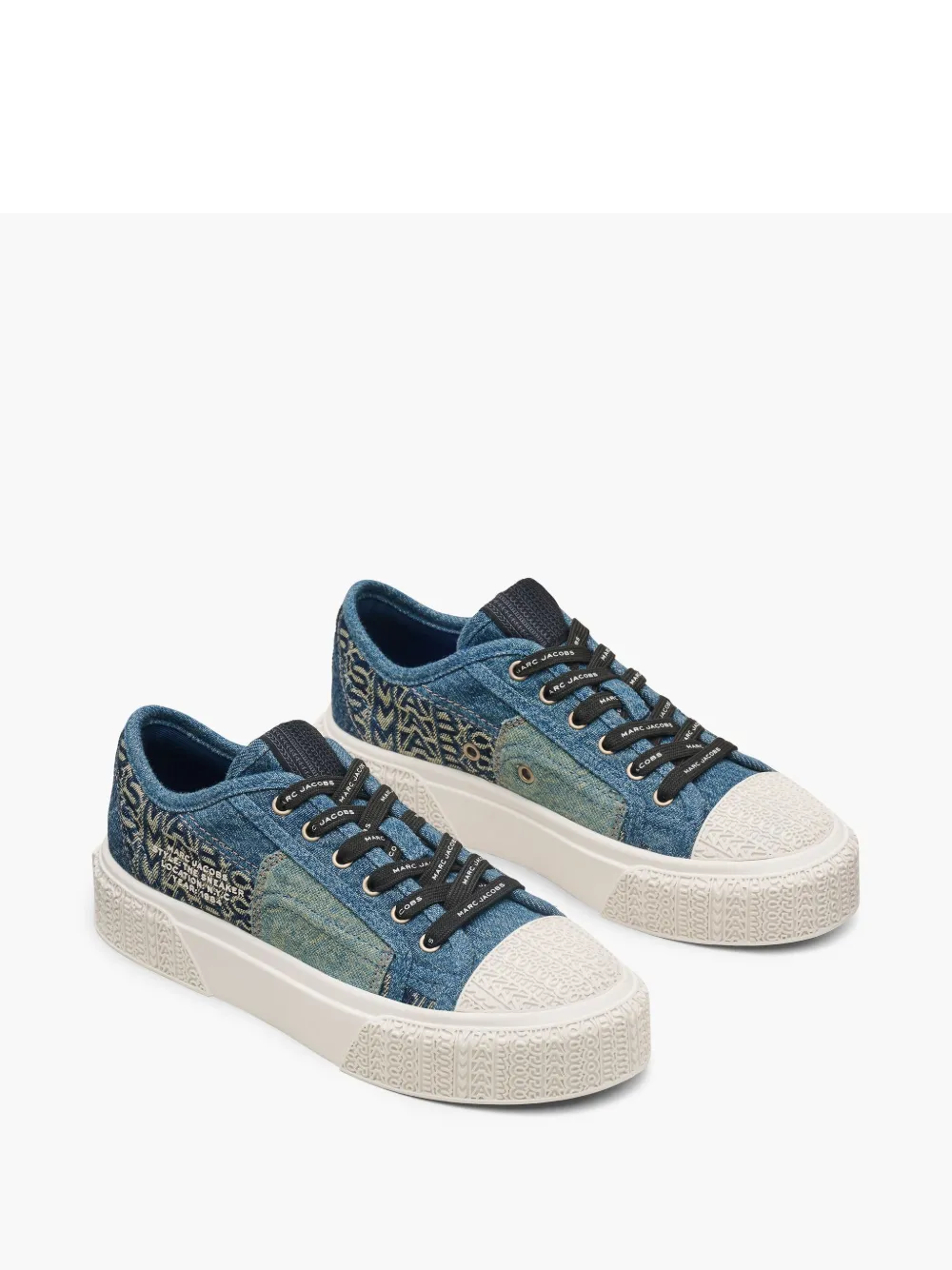 Marc Jacobs Denim Sneakers In Blue