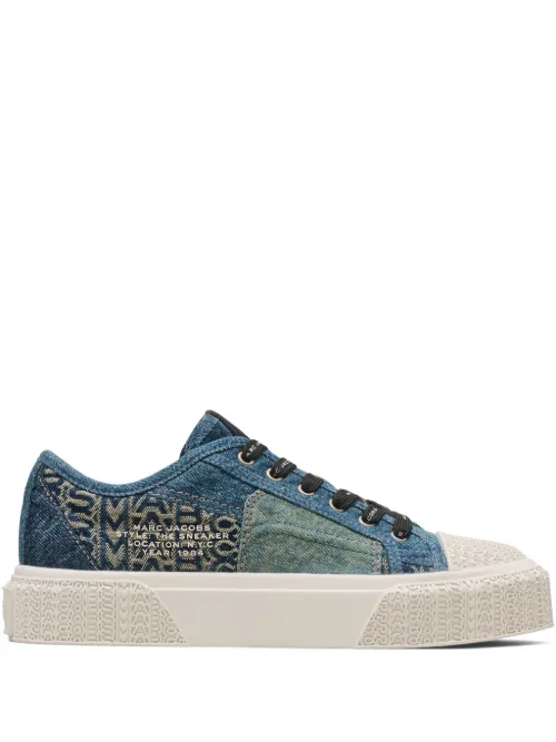 Marc Jacobs baskets en jean - Bleu - Marc Jacobs - Modalova
