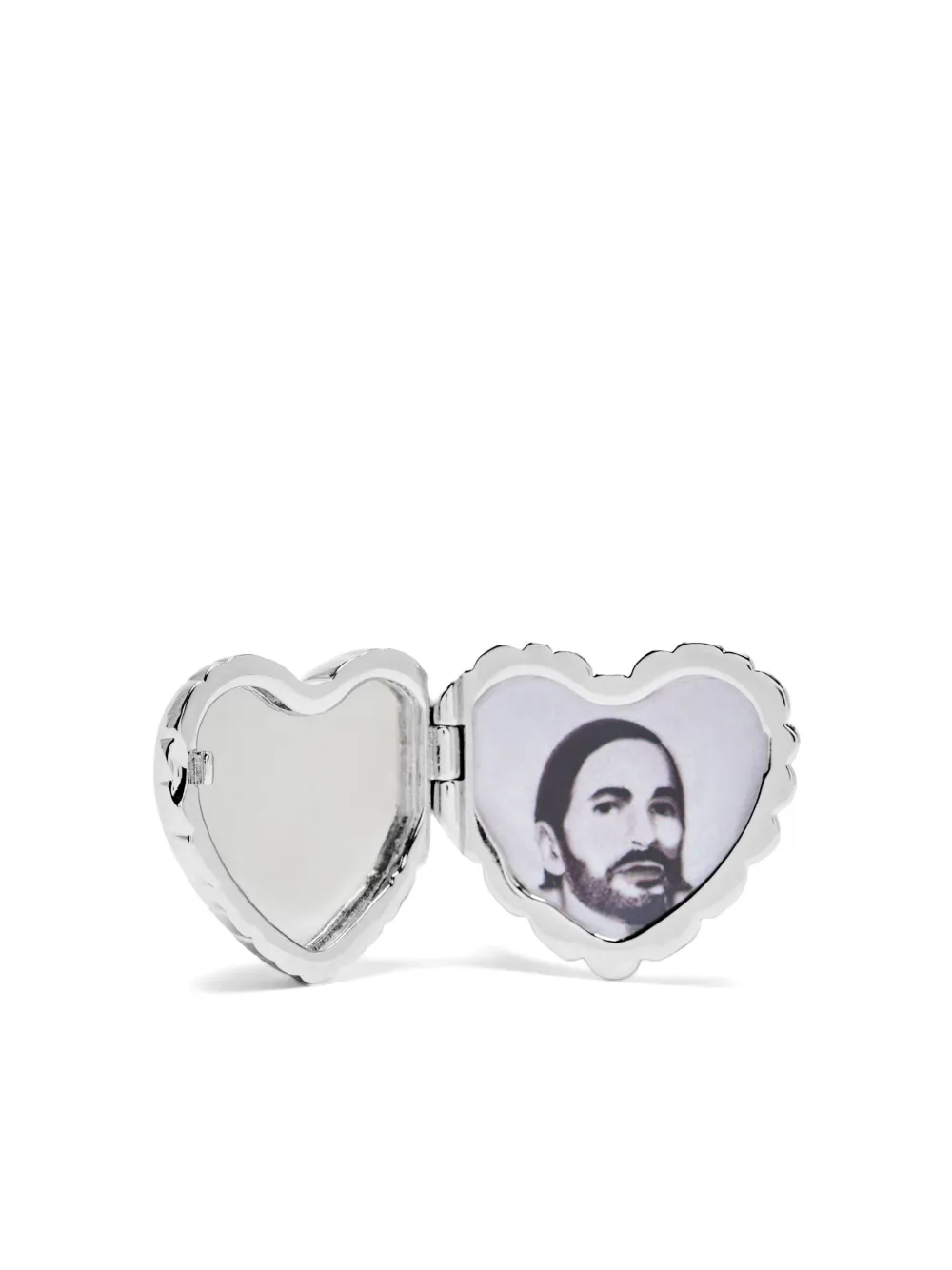 Marc Jacobs anillo con dije de corazón | plateado | Image 1