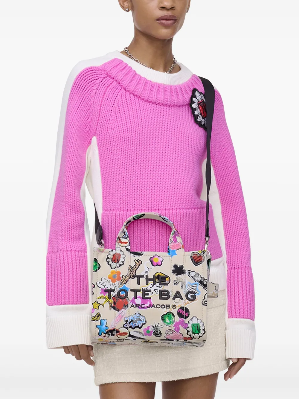 VIPセール【関税送料込み】MARCJACOBS THE SMALL TOTE BAG Marc Jacobs The Small Tote Bag | White | FARFETCH
