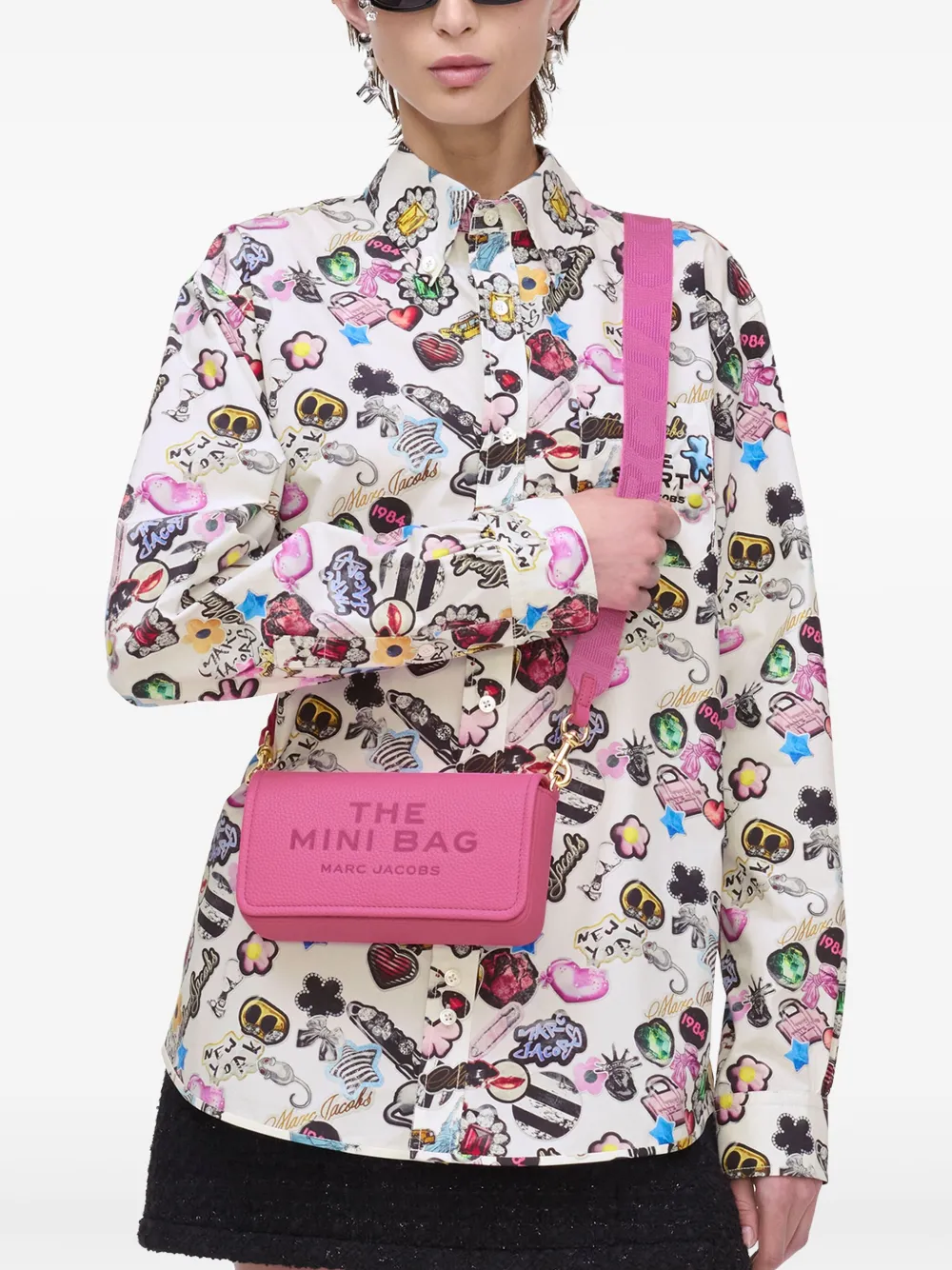 Marc Jacobs ザ レザー ミニ バッグ | ピンク | FARFETCH JP