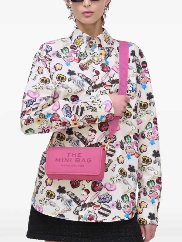 Marc Jacobs ザ レザー ミニ バッグ | ピンク | FARFETCH JP Marc Jacobs ザ レザー ミニ バッグ | ピンク | FARFETCH JP