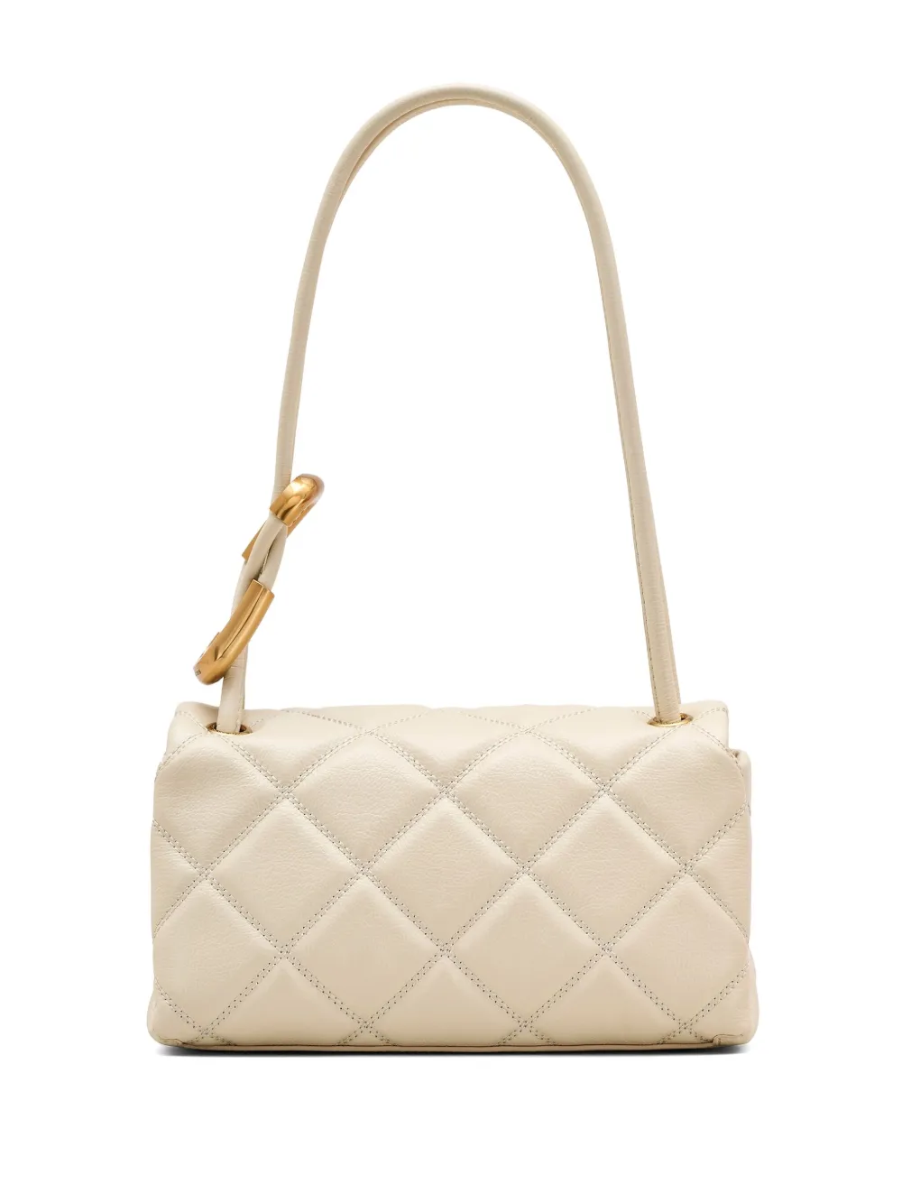Marc Jacobs The Mini Quilted Dual schoudertas Beige