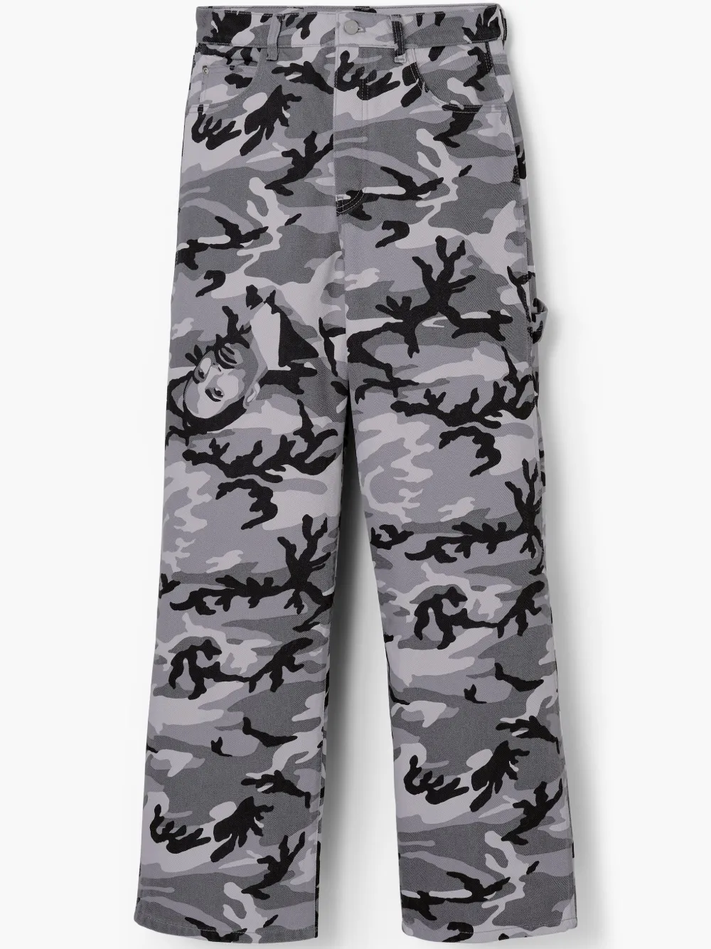 Marc Jacobs Jeans The Marc Camo Oversized - Grigio