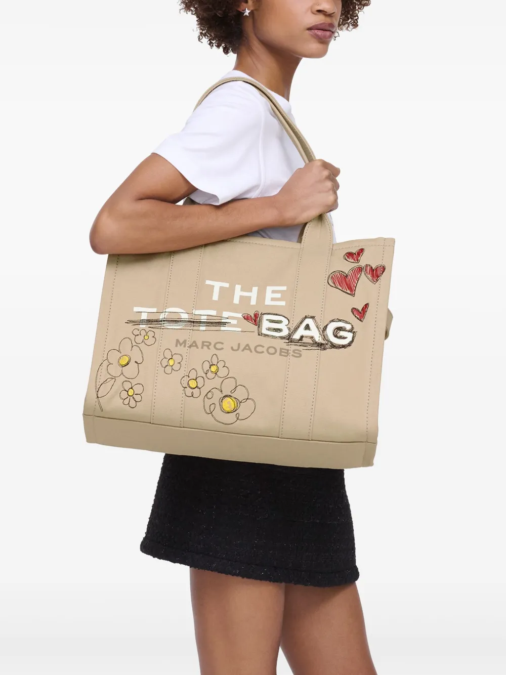 Marc Jacobs The Large Tote Bag | Neutrals | FARFETCH