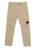 C.P. Company Kids Lens-detail cargo pants - Neutrals