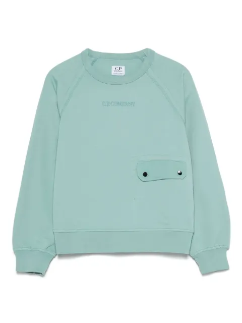 C.P. Company Kids sudadera con logo bordado