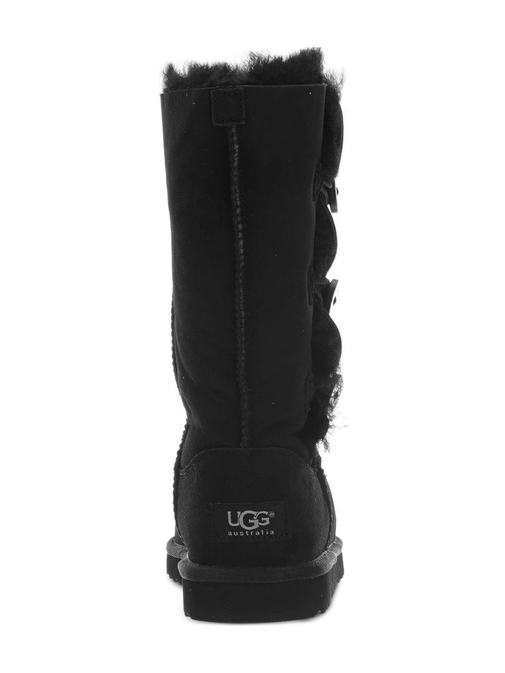 UGG Kids Bailey Button Triplet "Black" boots