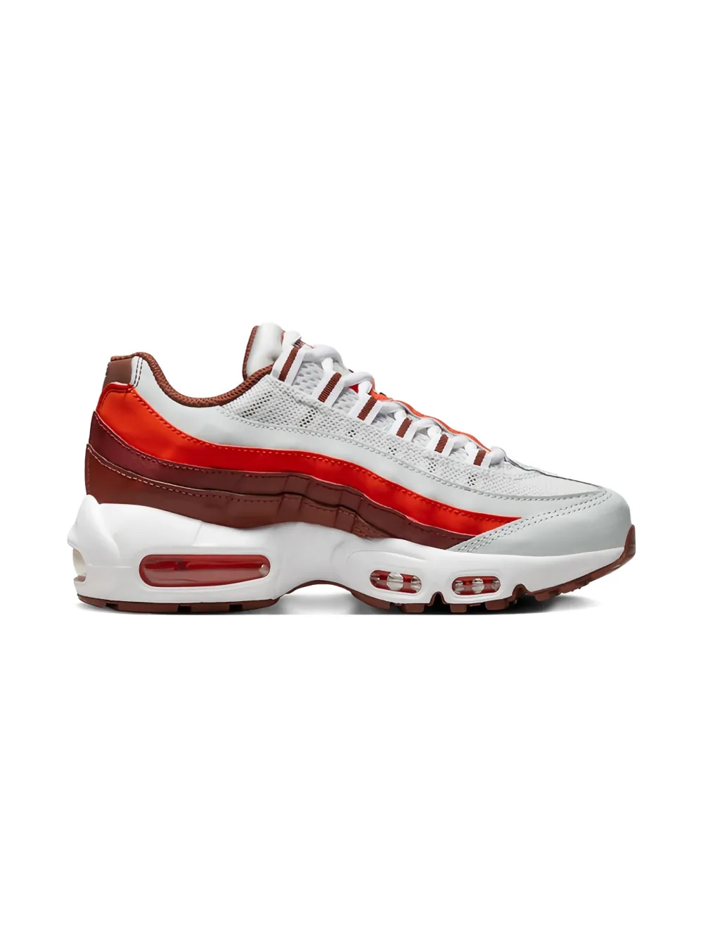 Nike Kids Air Max 95 "Recraft Photon Dust Picante Red" sneakers White