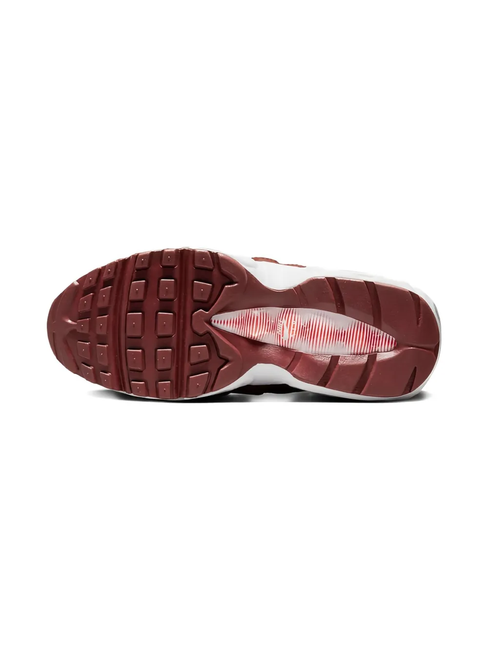 Nike Kids Air Max 95 "Recraft Photon Dust Picante Red" sneakers White