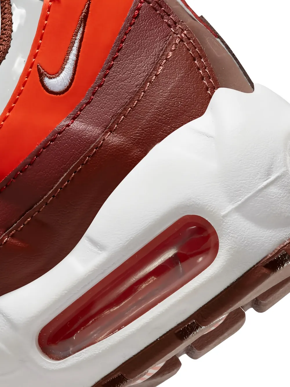 Nike Kids Air Max 95 "Recraft Photon Dust Picante Red" sneakers White