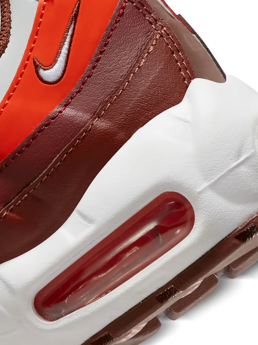 Nike Kids Air Max 95 "Recraft Photon Dust Picante Red" sneakers Wit