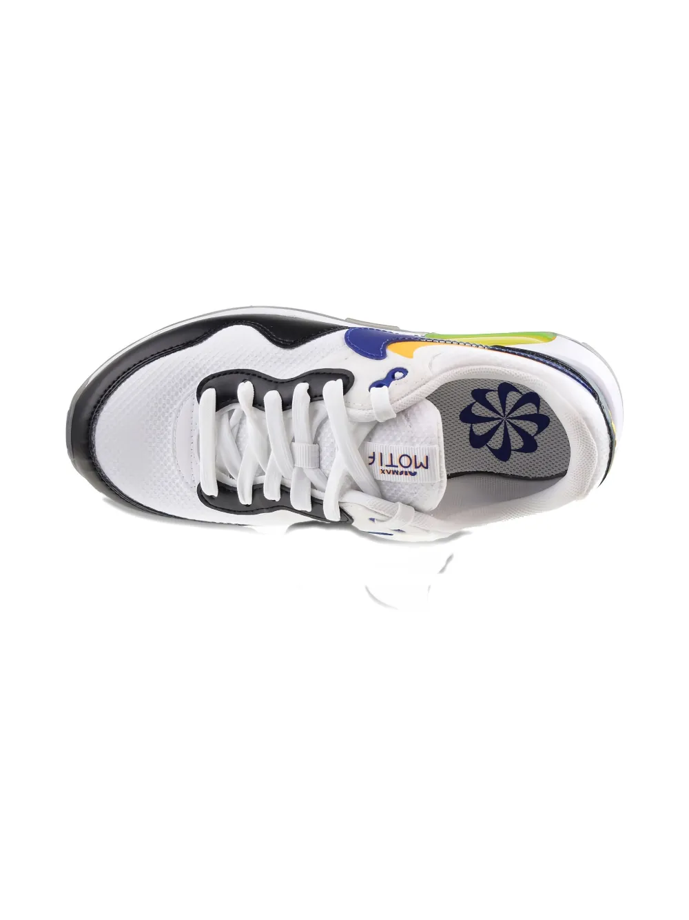Nike Air Max Motif Next Nature Gs "white University Gold" Sneakers In White