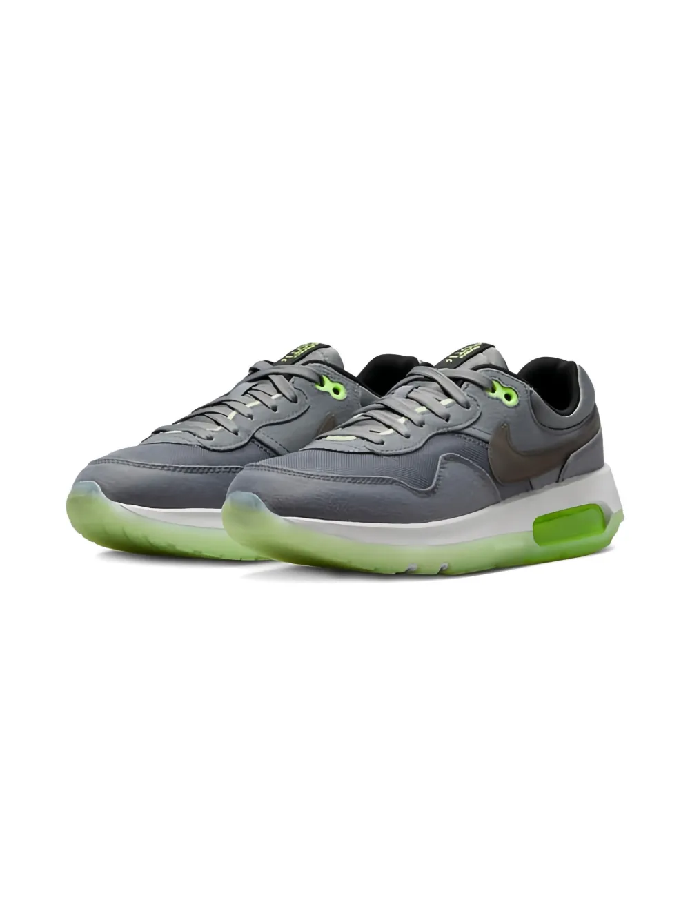 Nike Kids Air Max Motif "Smoke Grey Volt" sneakers