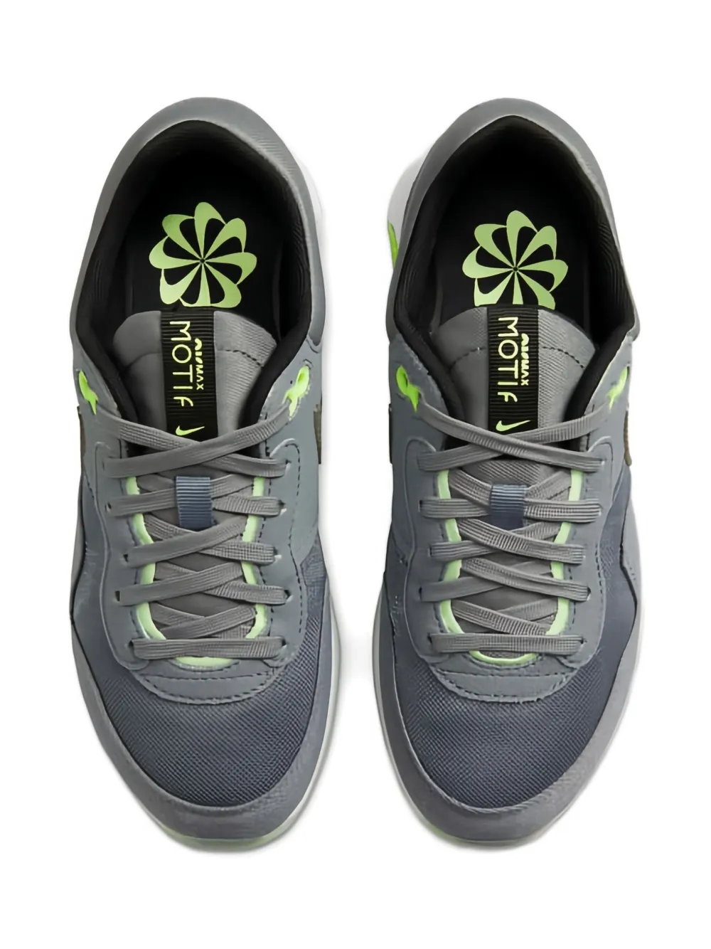 Nike Kids Air Max Motif "Smoke Grey Volt" sneakers