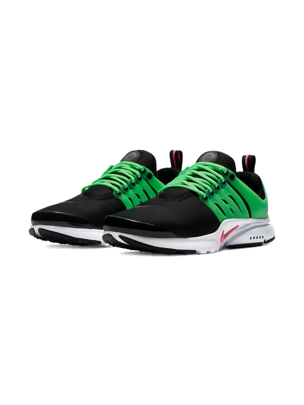 Nike Kids Presto "Black Green Strike" sneakers