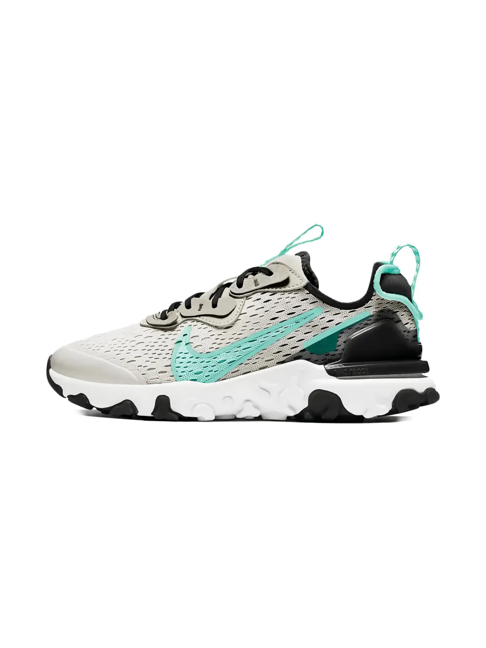 Nike Kids React Vision "Light Bone Tropical Twist" sneakers Grey