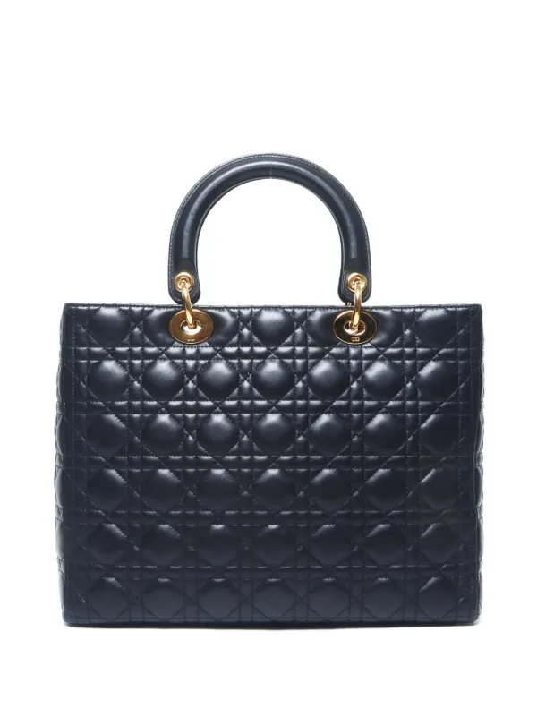 Christian Dior Pre-Owned 2000s Lady Tote Bag Black FARFETCH PH