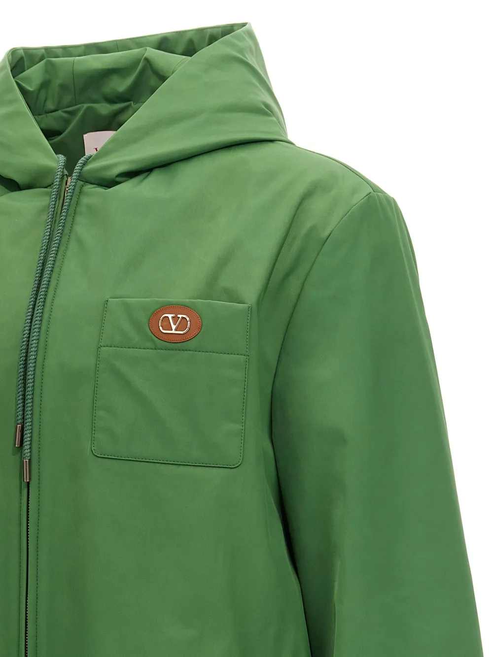 Valentino Garavani VLogo jack met capuchon Groen