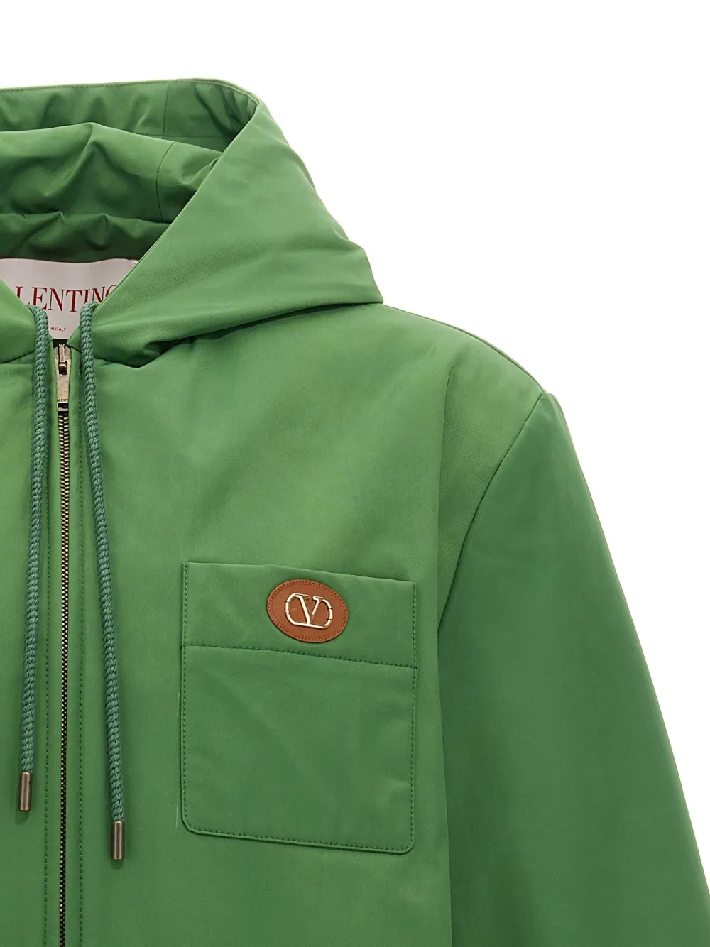 Valentino Garavani VLogo jack met capuchon Groen