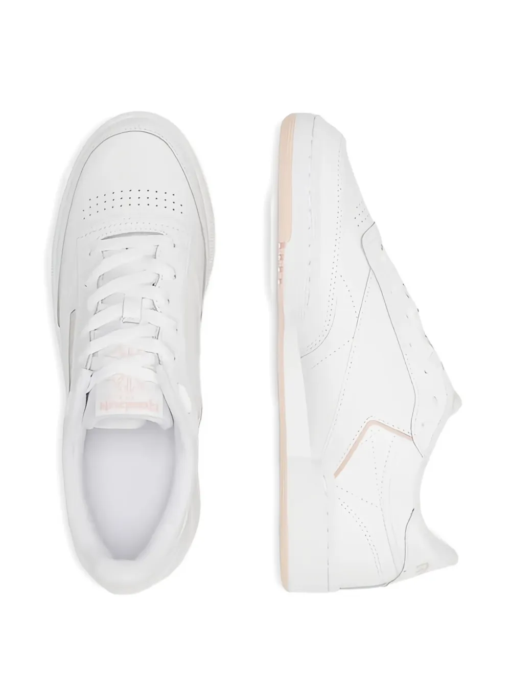 Reebok Club C 85 Leather Sneakers In White
